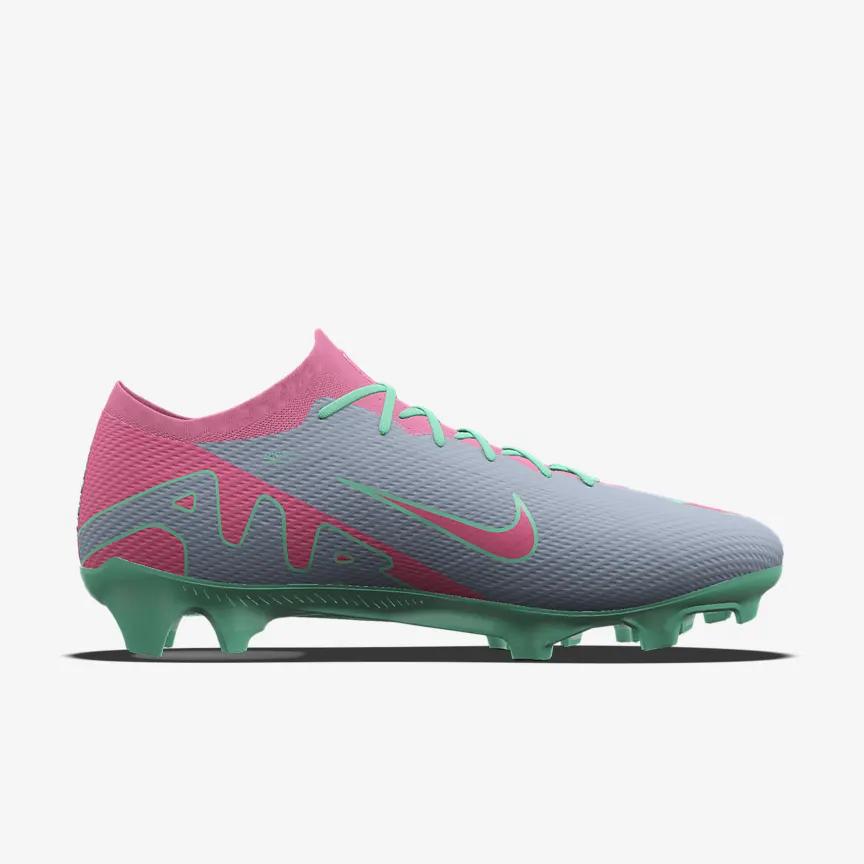 Giày Nike Mercurial Vapor 15 Elite By You Nữ Xanh Hồng